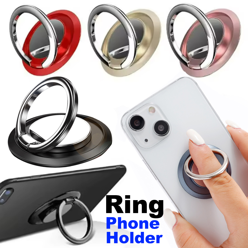 Mobile Pedestal Cabinet - 360° drehbarer Fingerring-Handyhalter, Ständer, Griff, magnetische