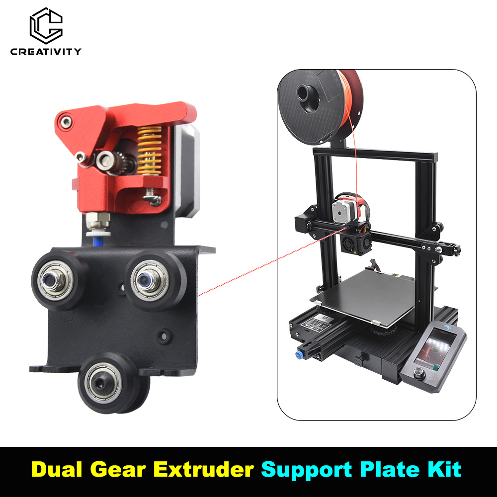 Printer Stand - Upgrade Direct Drive Dual Gear Extruder-Stützplatten-Kit