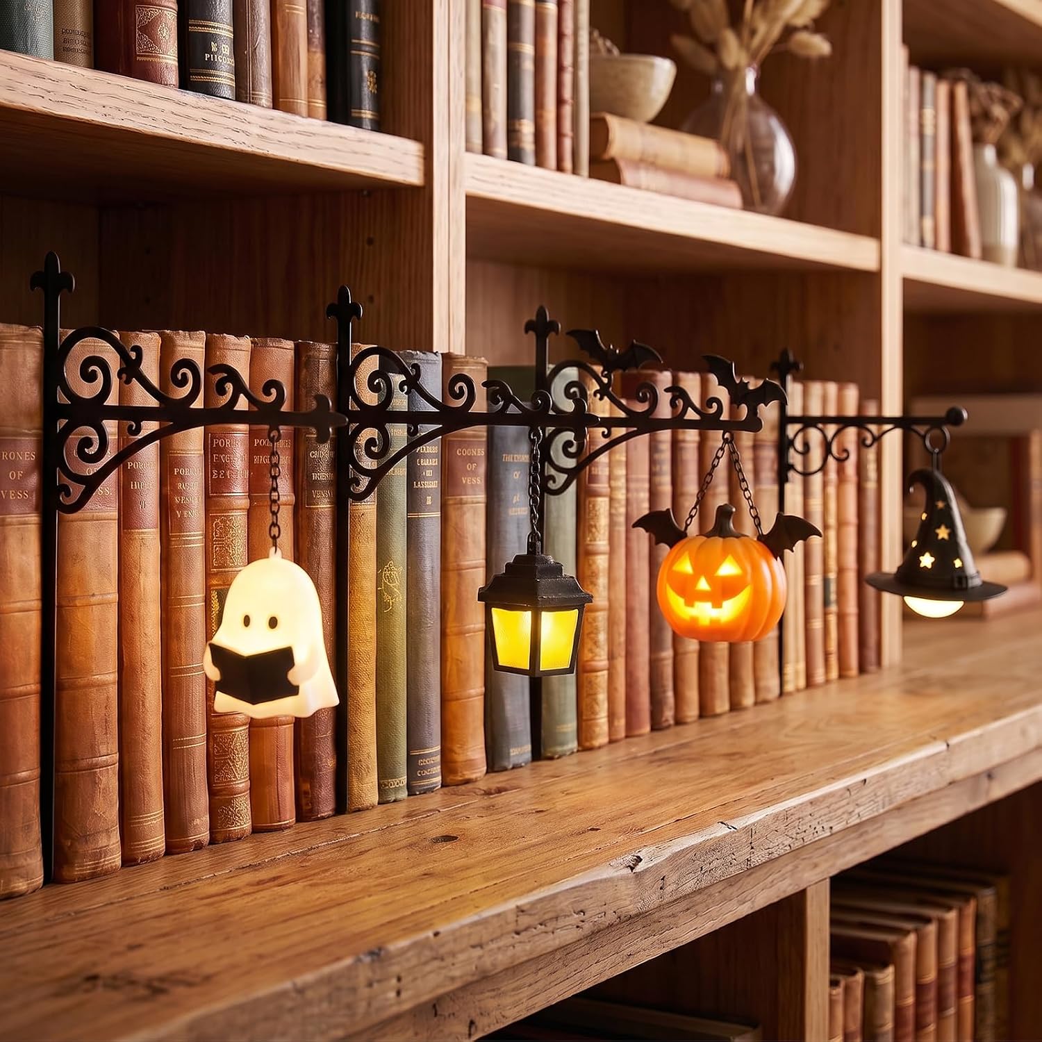 Bookshelf - Bibliothekslaterne - Dekorative Bücherregal-Beleuchtung, Leseecke, LED-Nachtlicht,