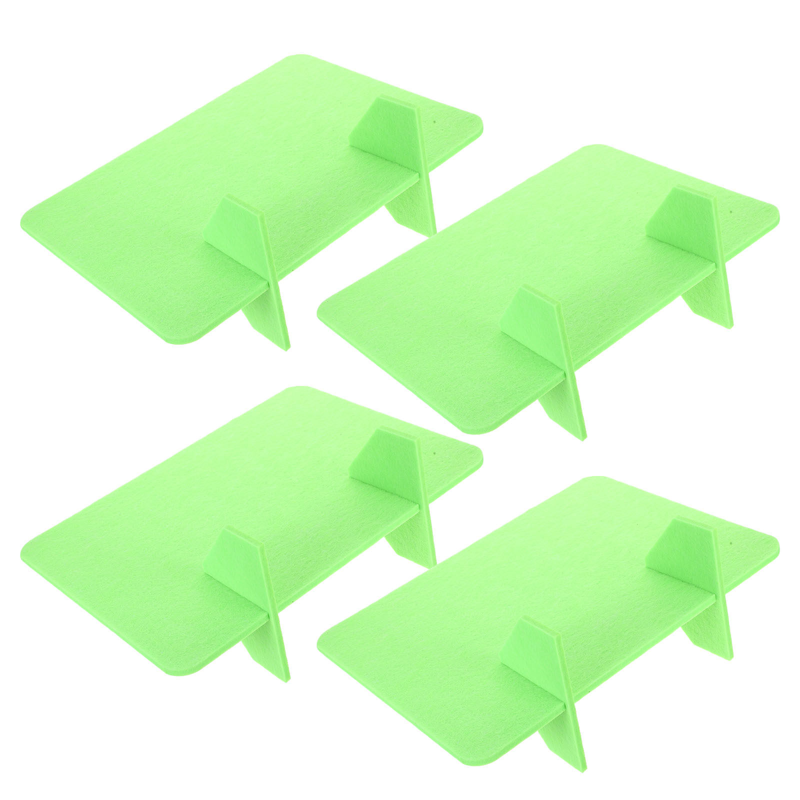 Partition Screen Divider - 4 Stück Desktop-Sichtschutzpaneel aus Filzstoff, Tisch-Trennwand