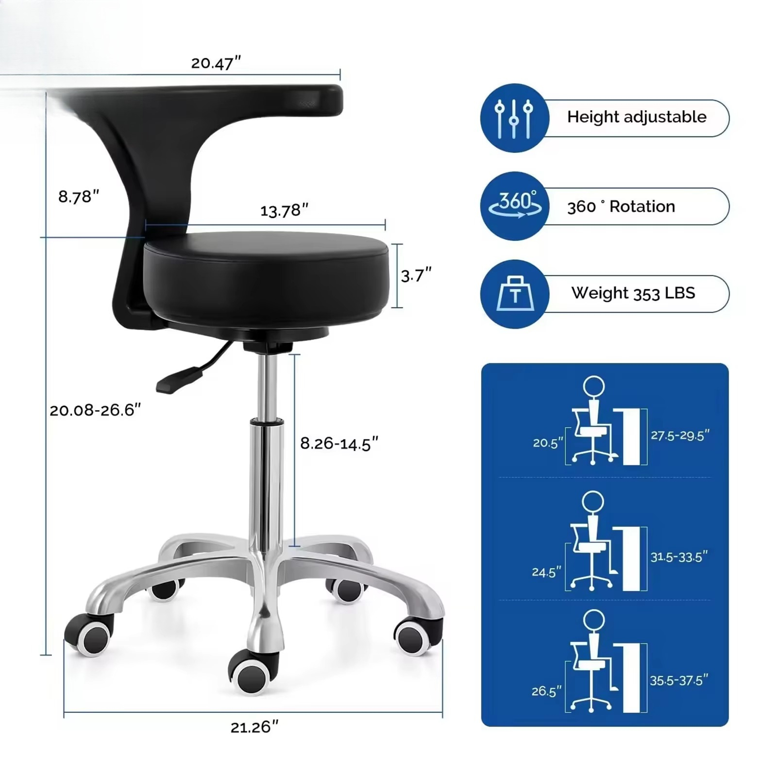 Nordischer minimalistischer ko – Office Stool Bewertung und Preis