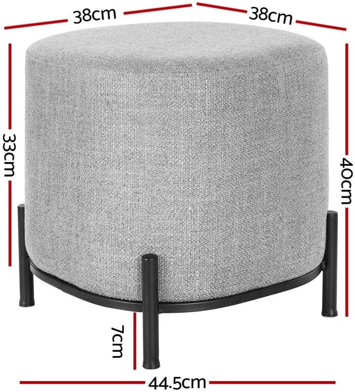 **/Ottomane, runder Fußhocker, – Office Stool Bewertung und Preis