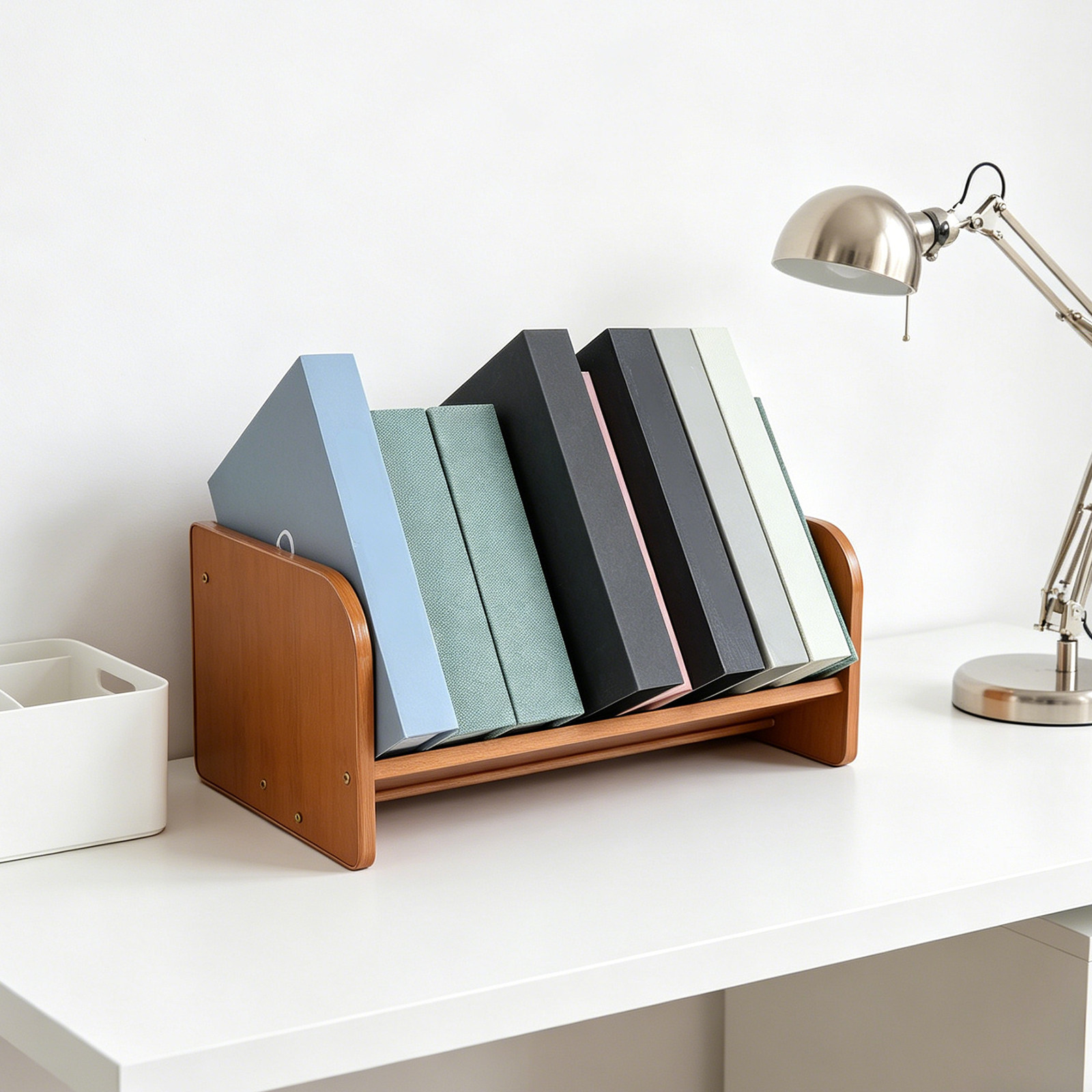 Bambus-Schallplattenhalter-Org – Desk Organizer Bewertung und Preis